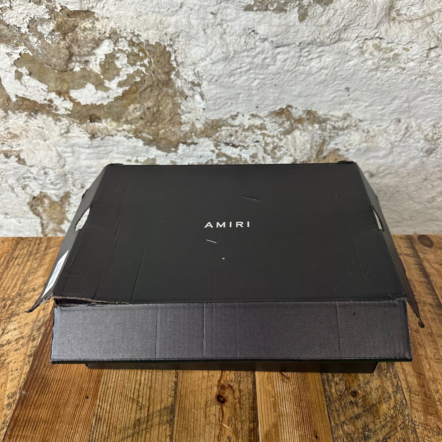 Amiri White Skeleton Black White Sneaker Sz 6.5 (39)