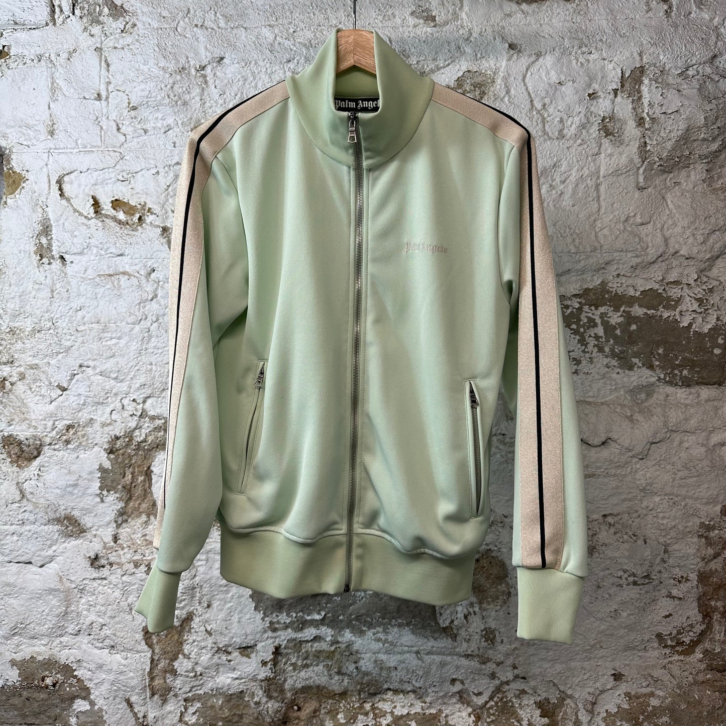 Palm Angels Mint Green Track Jacket Sz S