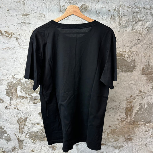 Celine White Spellout T-shirt Black Sz M