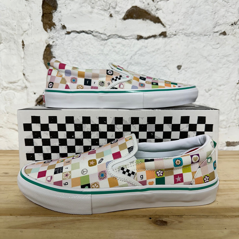 Vans Slip On Frog Skateboards Sz 9.5 DS