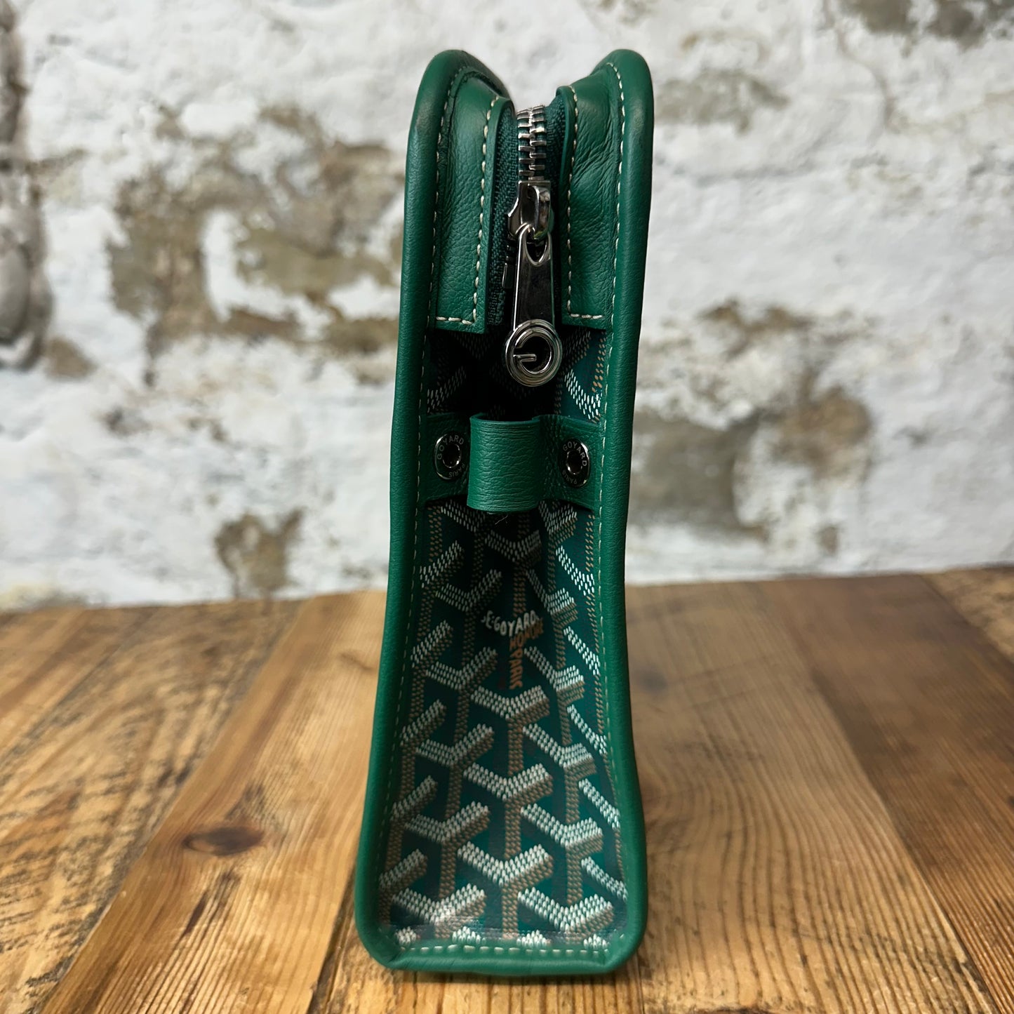 Goyard Jouvence Monogram Green Toiletry Bag