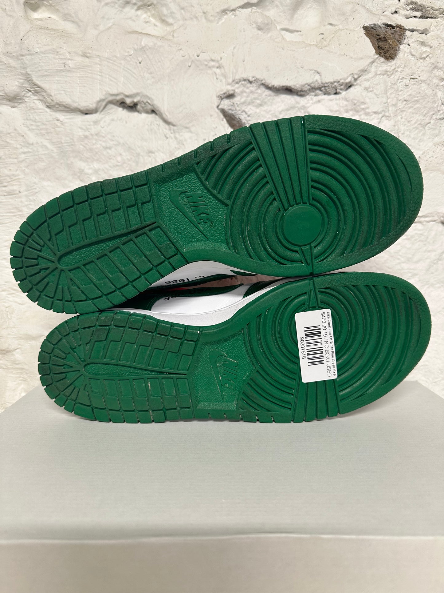Nike Dunk Low Off-White Pine Green Sz 9