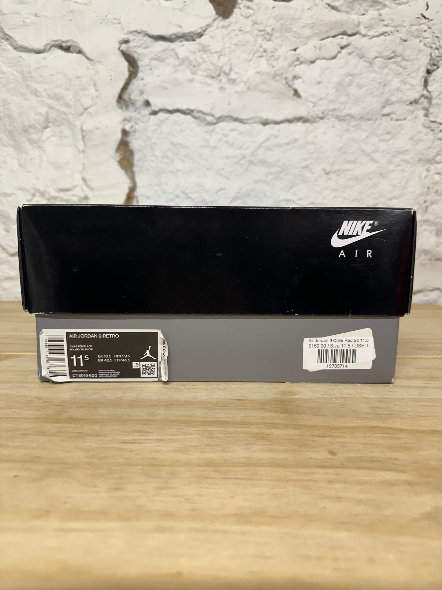 Air Jordan 9 Chile Red Sz 11.5