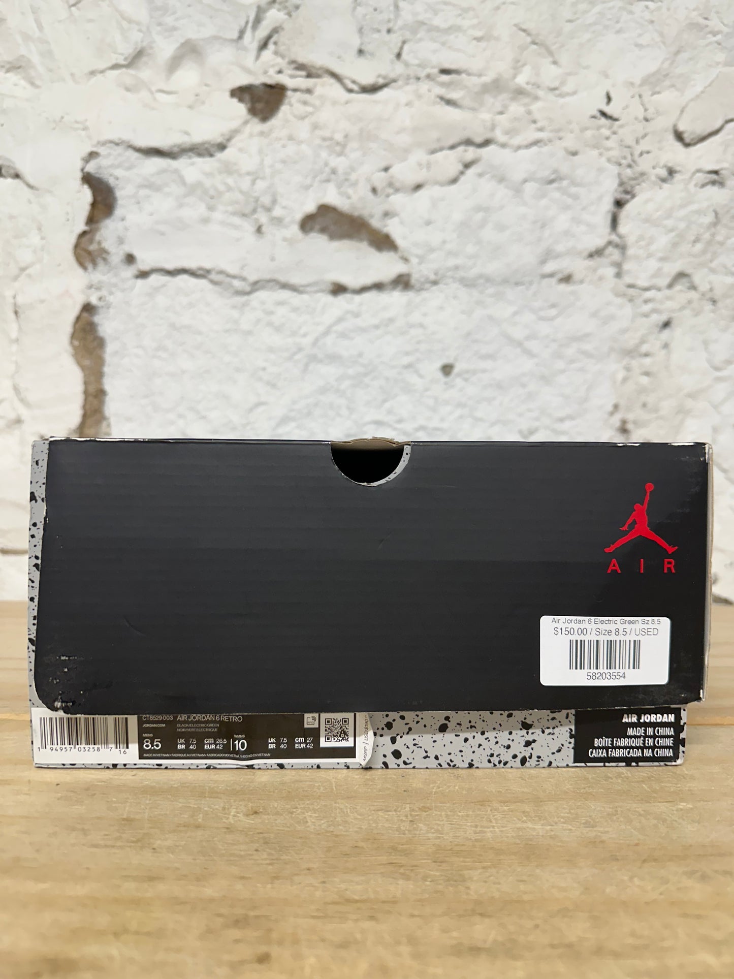 Air Jordan 6 Electric Green Sz 8.5