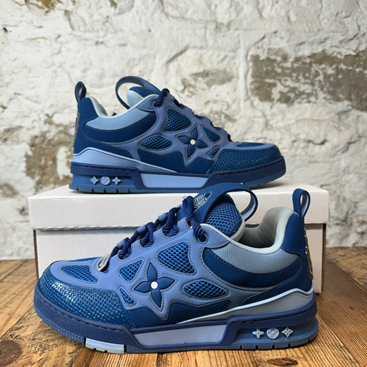 Louis Vuitton Blue Navy Skate Sneaker Sz 8.5 (7LV)