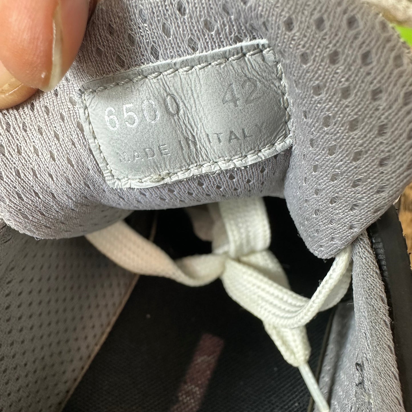 Prada Americas Cup Black Rubber Grey Sneaker Sz 9 (42)