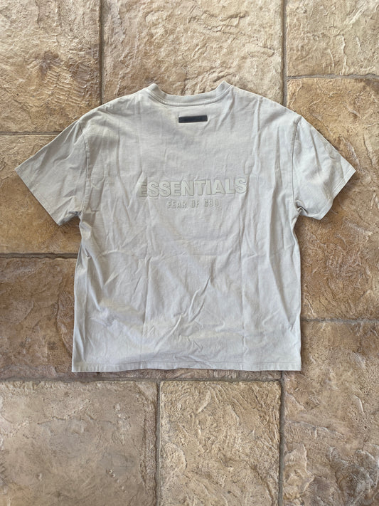 Fear of God Essentials Tan T-Shirt Sz S