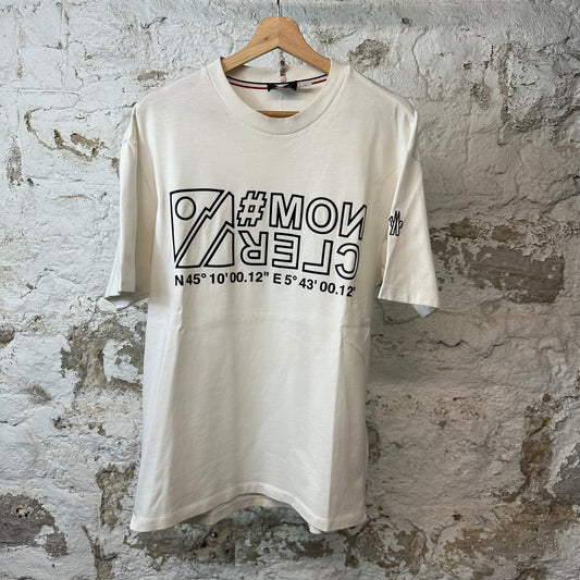 Moncler Coordinates T-shirt White Sz S