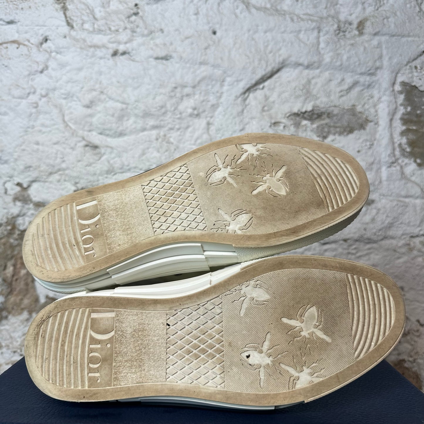 Dior B23 High Cream White Sneaker Sz 8 (41)