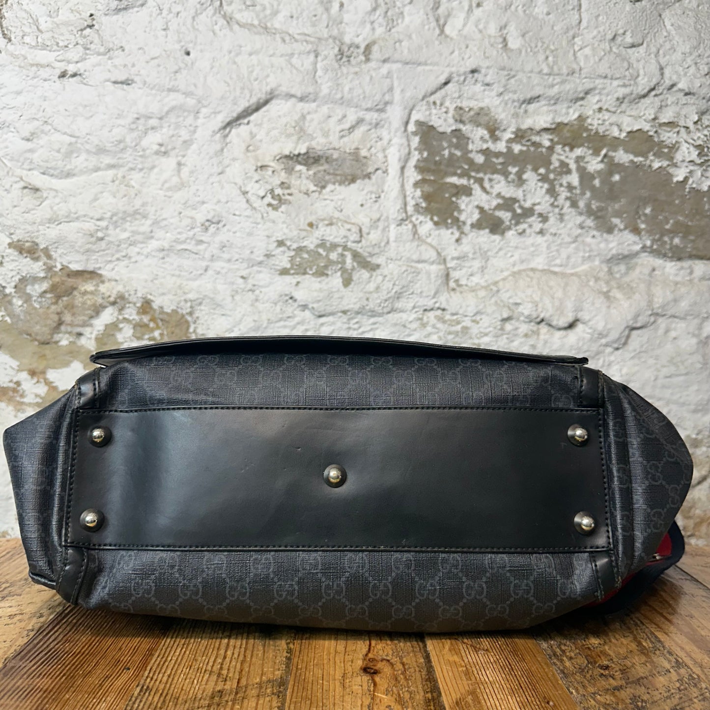 Gucci Supreme GG Black Monogram Diaper Bag