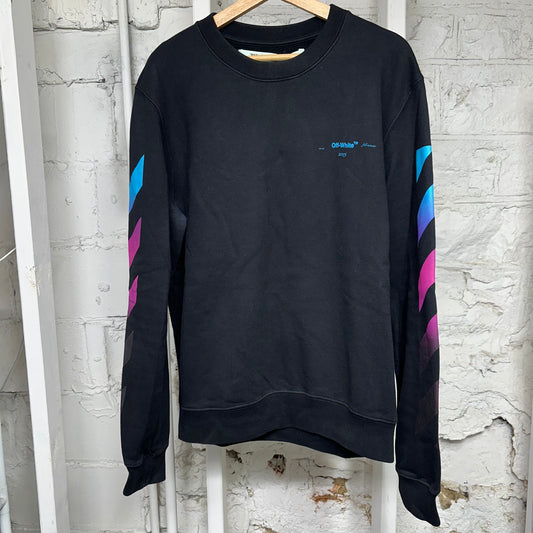Off-White Gradient Crewneck Black Sz L