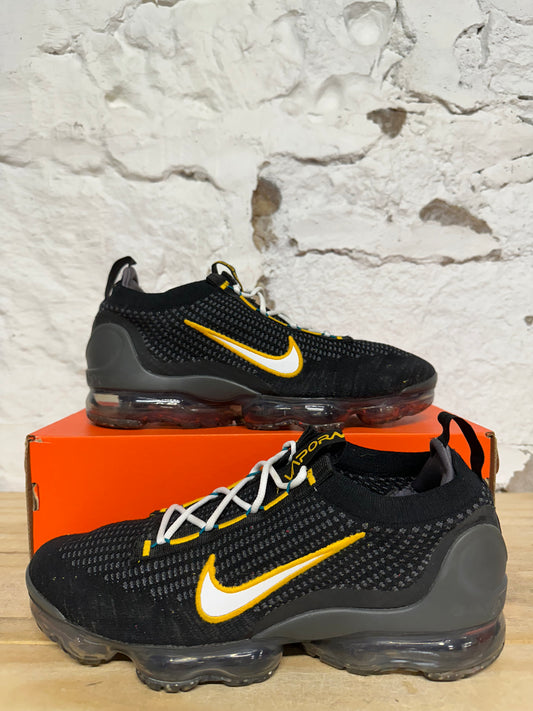 Nike Air VaporMax 2021 Black University Gold Sz 10.5