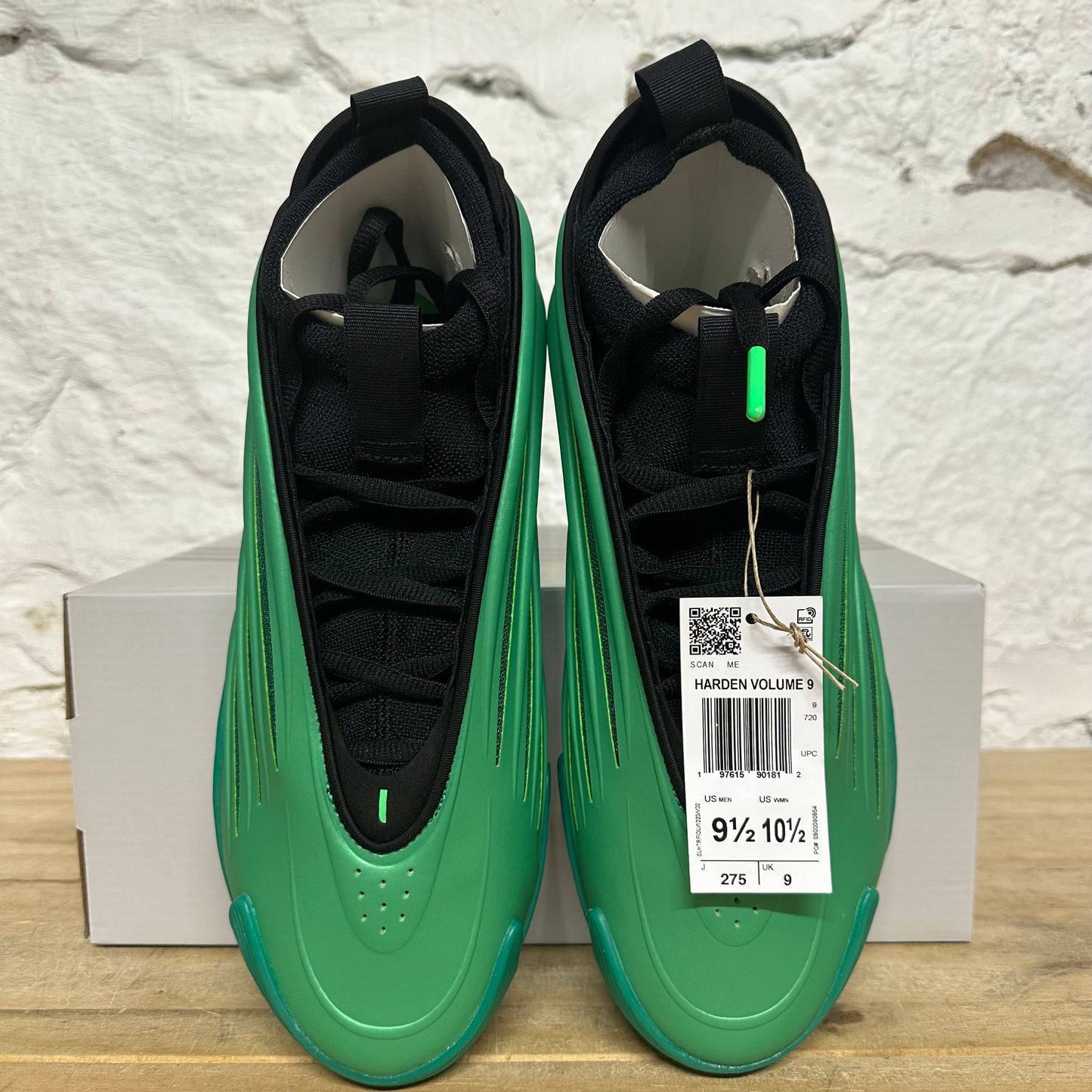 Adidas Harden Vol. 9 Green Sz 9.5