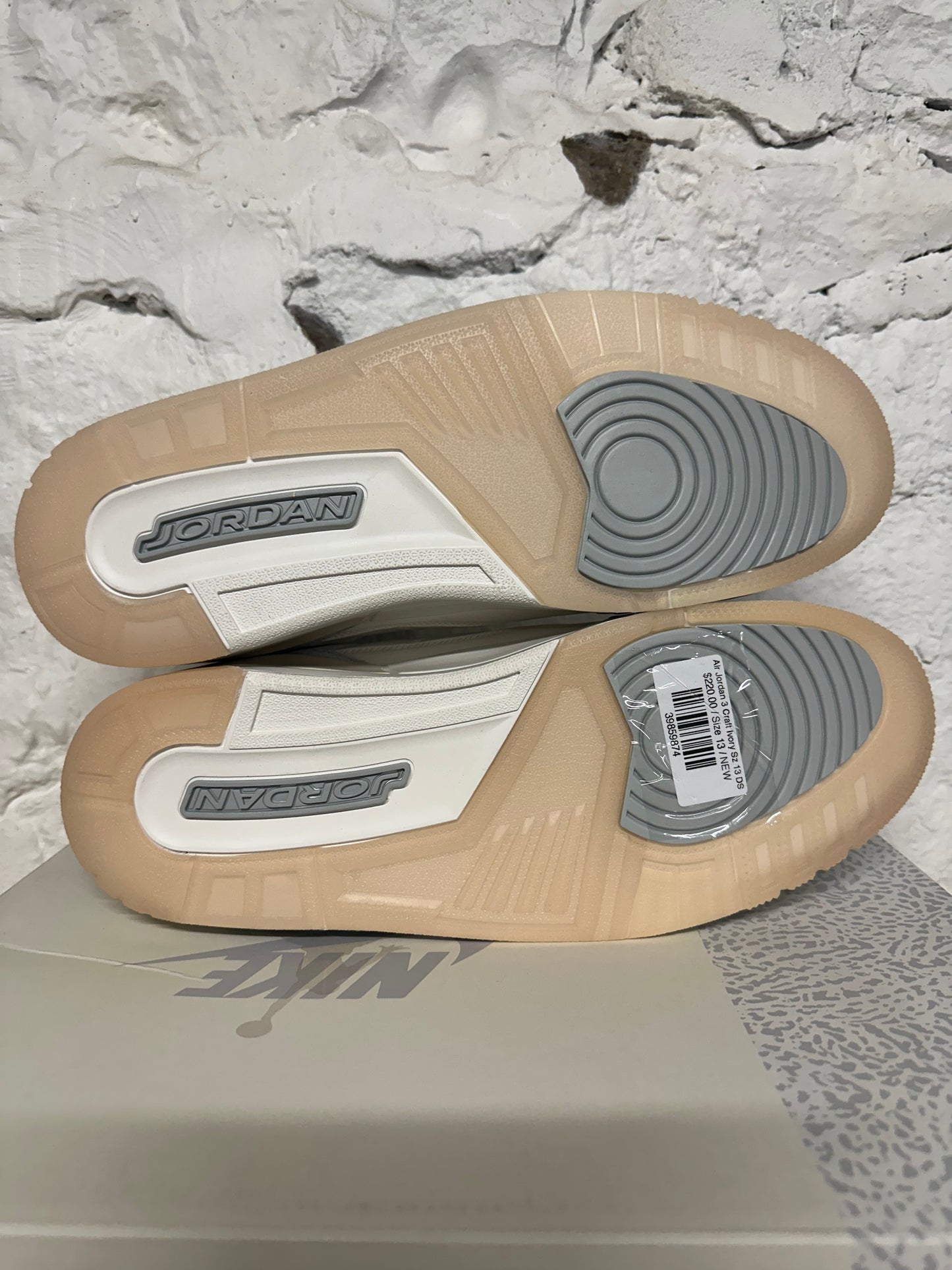 Air Jordan 3 Craft Ivory Sz 13 DS