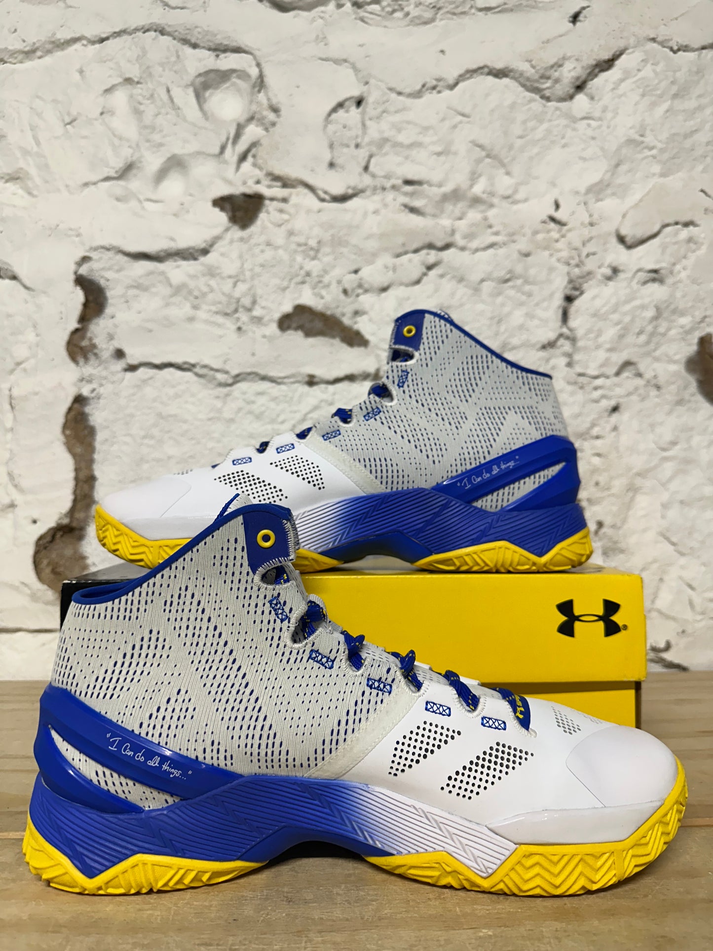 Under Armour Curry 2 Dub Nation Home Sz 10.5 DS