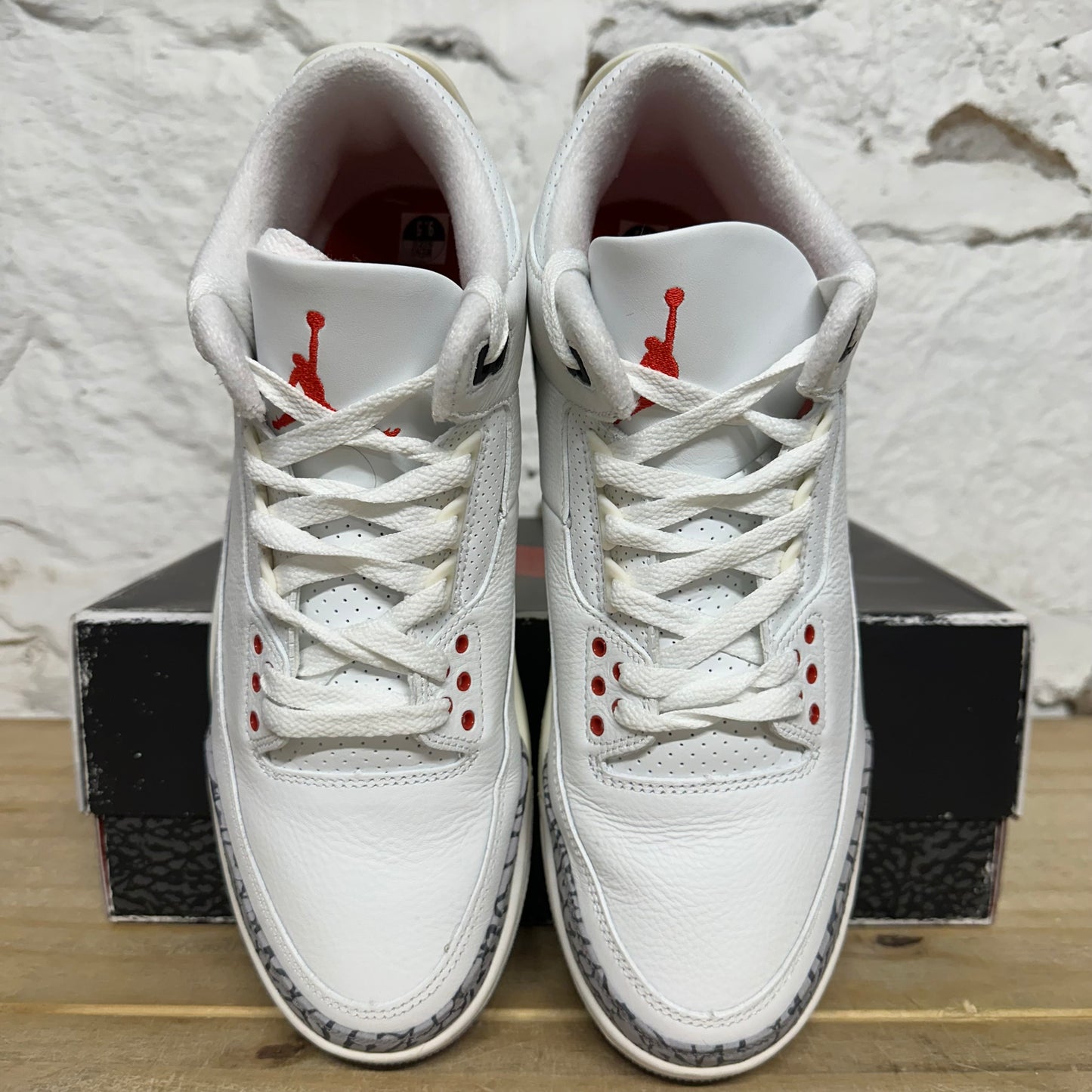 Air Jordan 3 White Cement Reimagined Sz 9.5