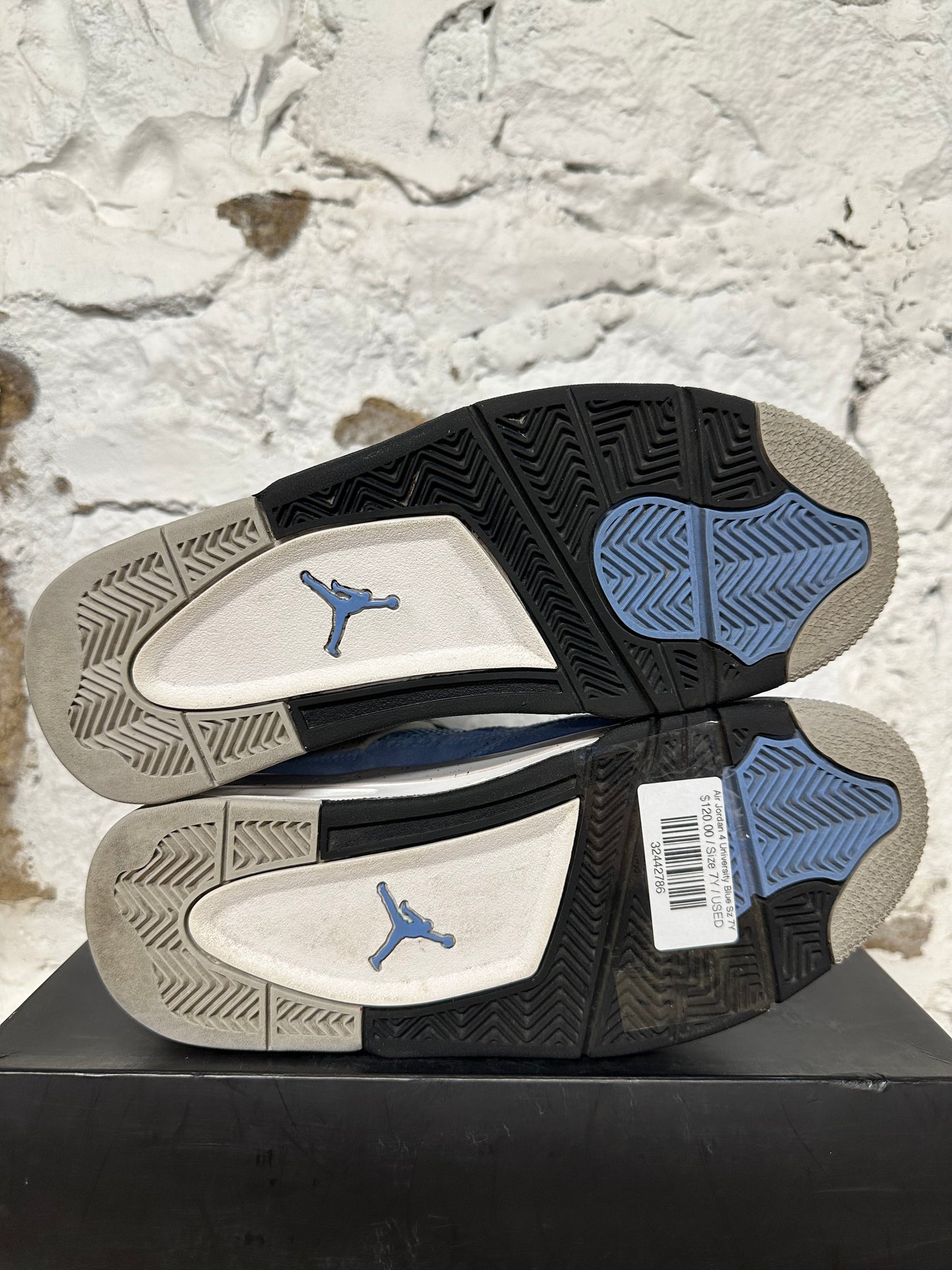 Air Jordan 4 University Blue Sz 7Y