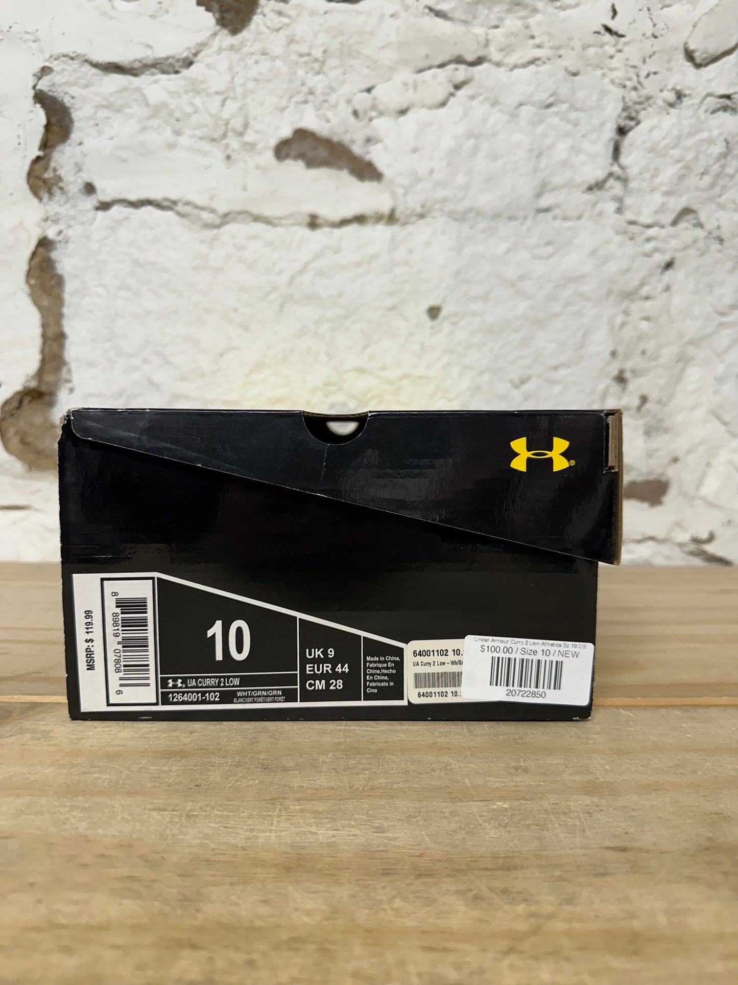 Under Armour Curry 2 Low Athletics Sz 10 DS