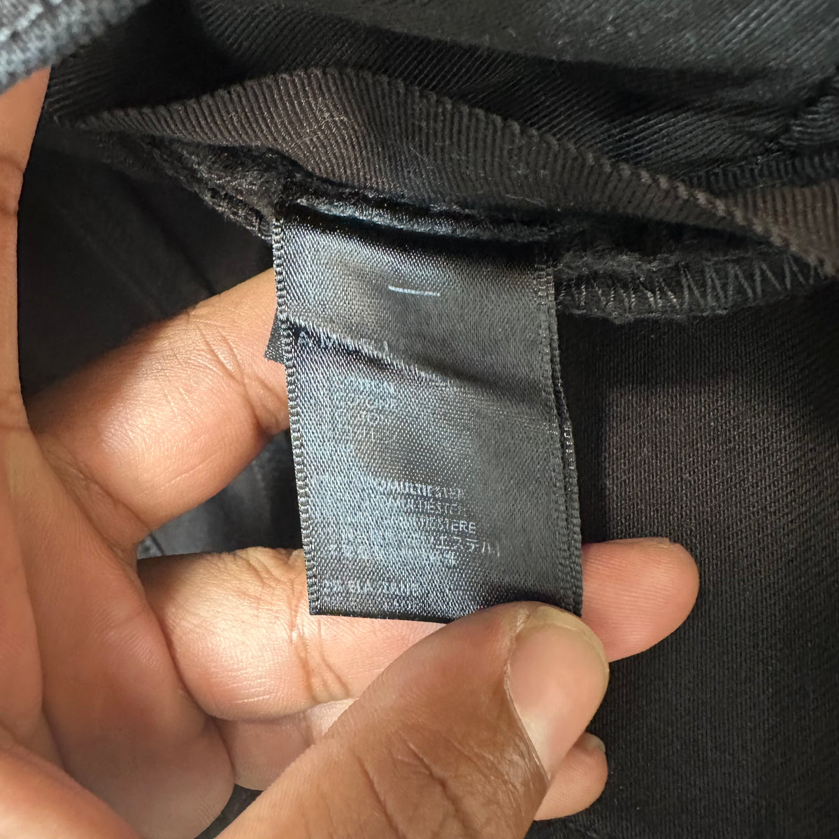 Amiri Plain Black Denim Jeans Sz 36