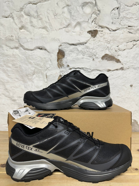 Salomon XT Pathway Gore Tex Black Silver Sz 9 DS