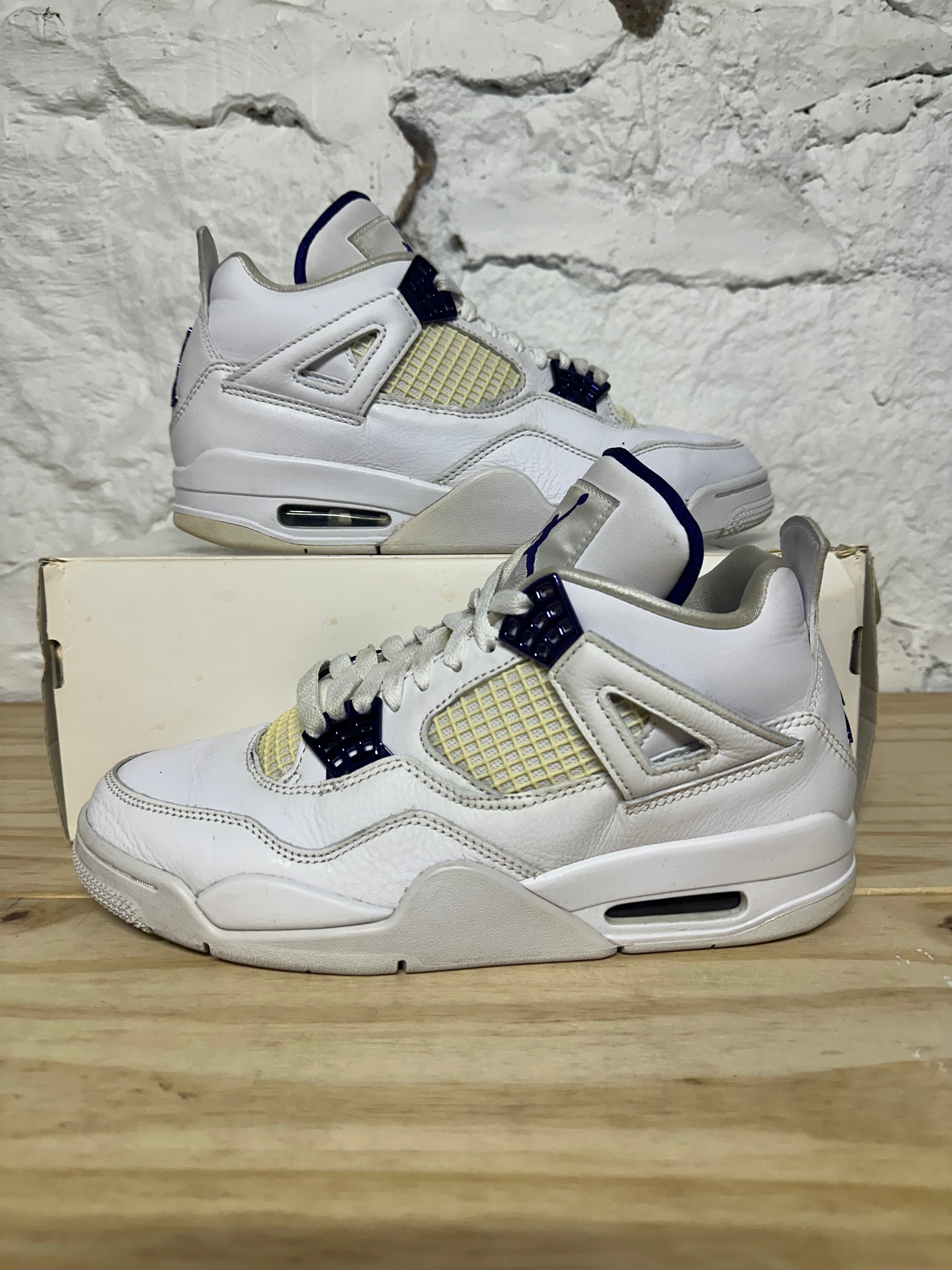 Air Jordan 4 Metallic Purple Sz 8