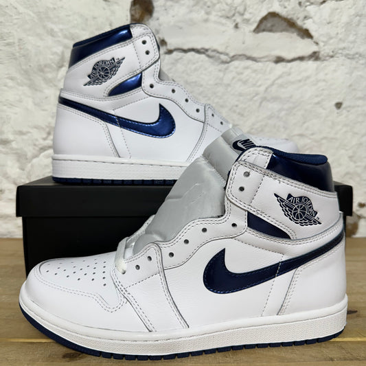 Air Jordan 1 High Metallic Navy (2016) Sz 8