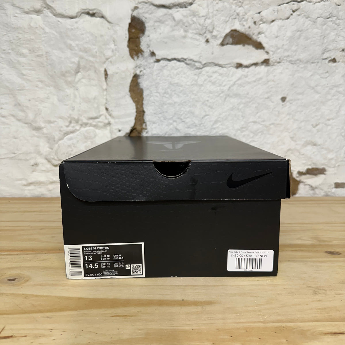 Nike Kobe 6 Protro Reverse Grinch Sz 13 DS