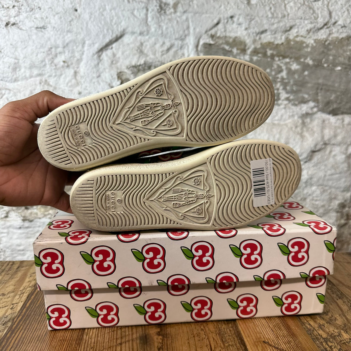 Gucci GG Monogram Cherry Ace Sneaker Sz 4 (35.5)