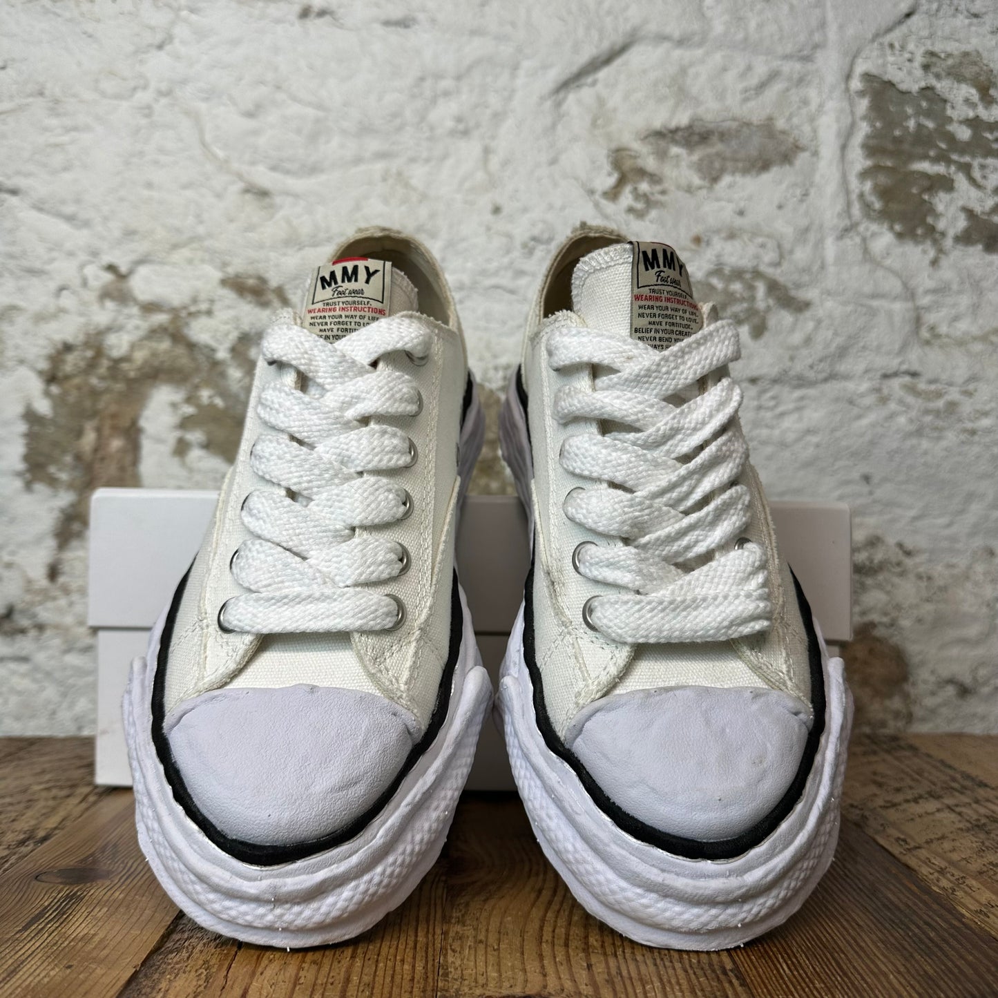 Maison Mihara Peterson 23 Triple White Sneaker Sz 7 (40)