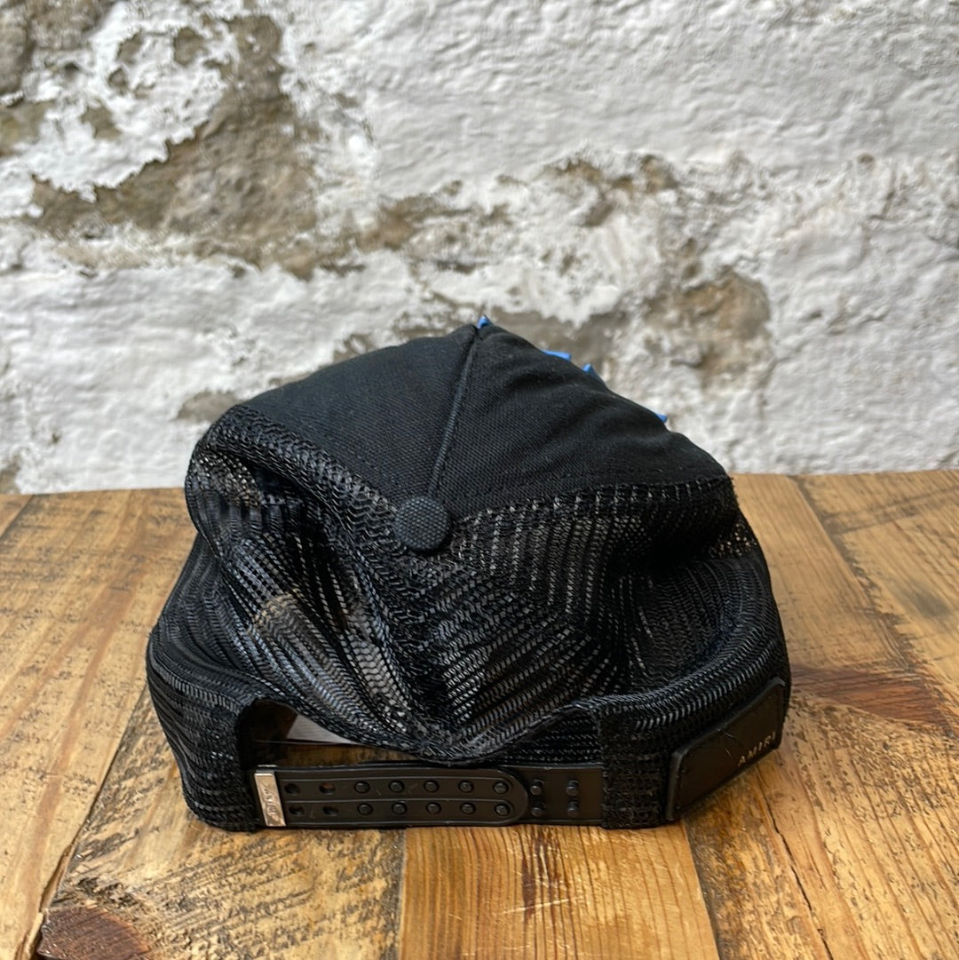 Amiri Blue Star Black Hat
