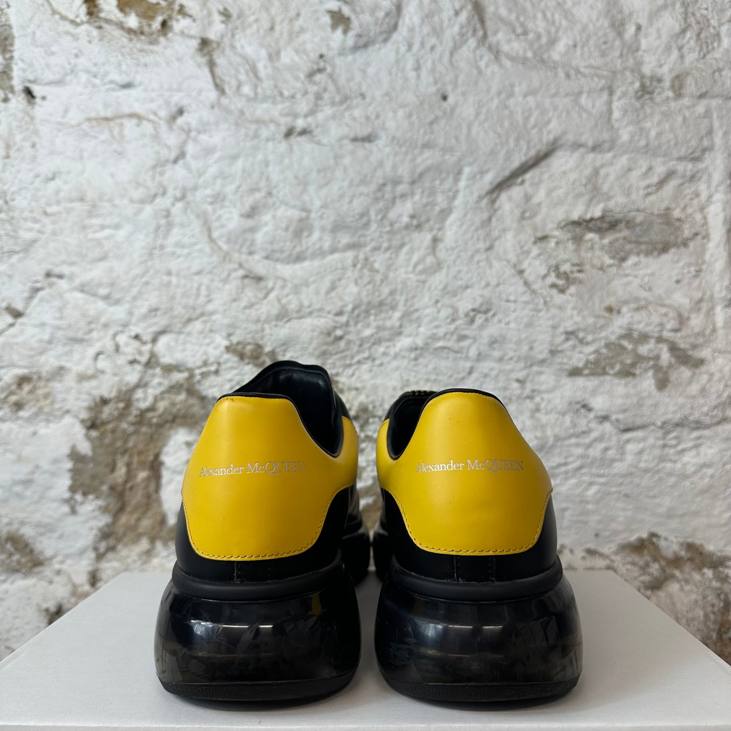 Alexander Mcqueen Yellow Tab Black Sneaker Sz 11 (44) No Box
