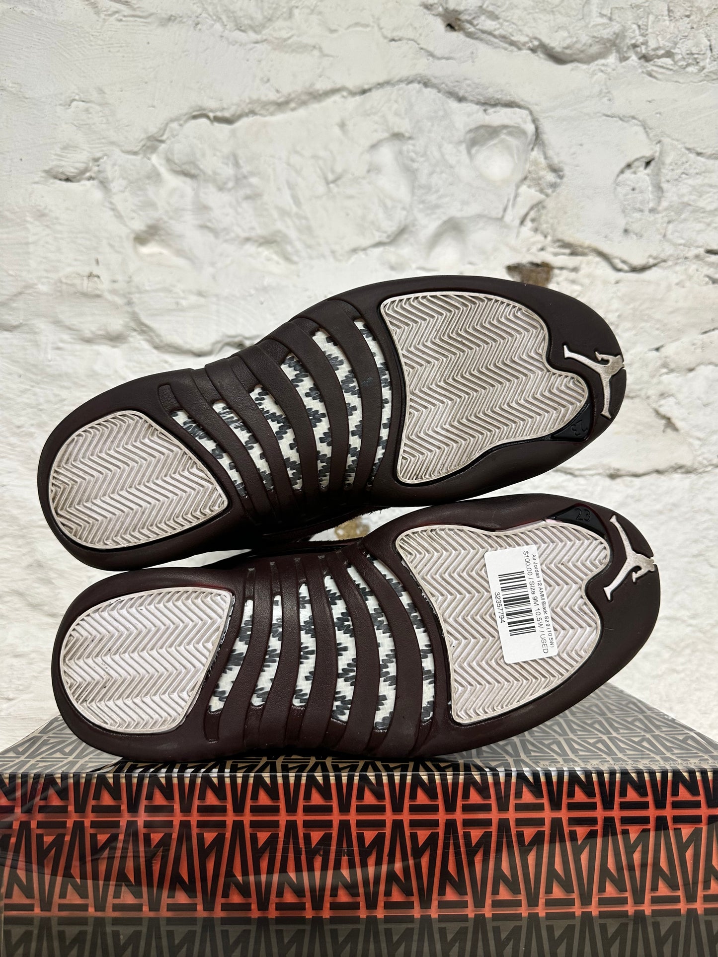 Air Jordan 12 A Ma Maniere Black Sz 9 (10.5W)