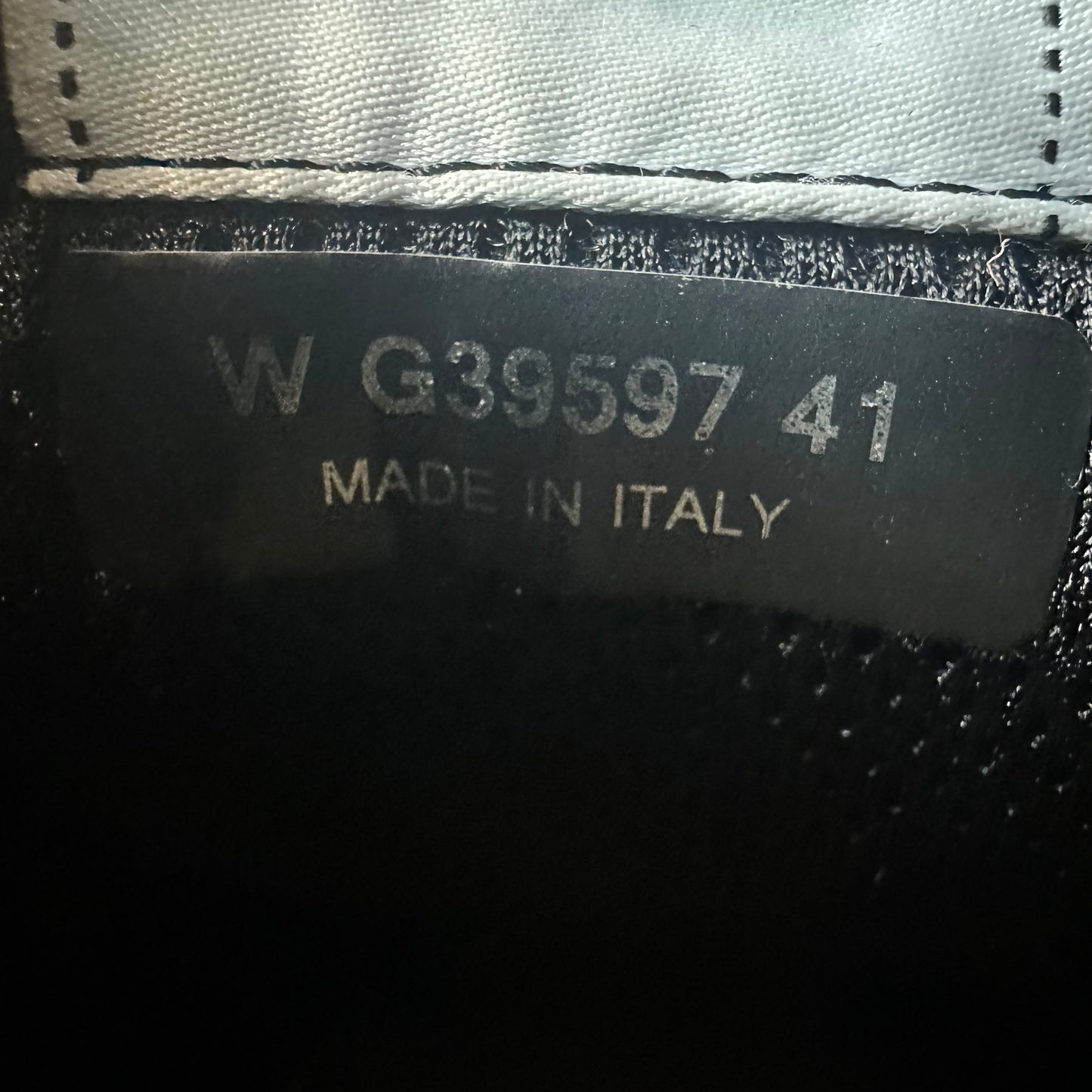 Chanel Black Grey Tweed CC Trainer Sneaker Sz 8 (41)