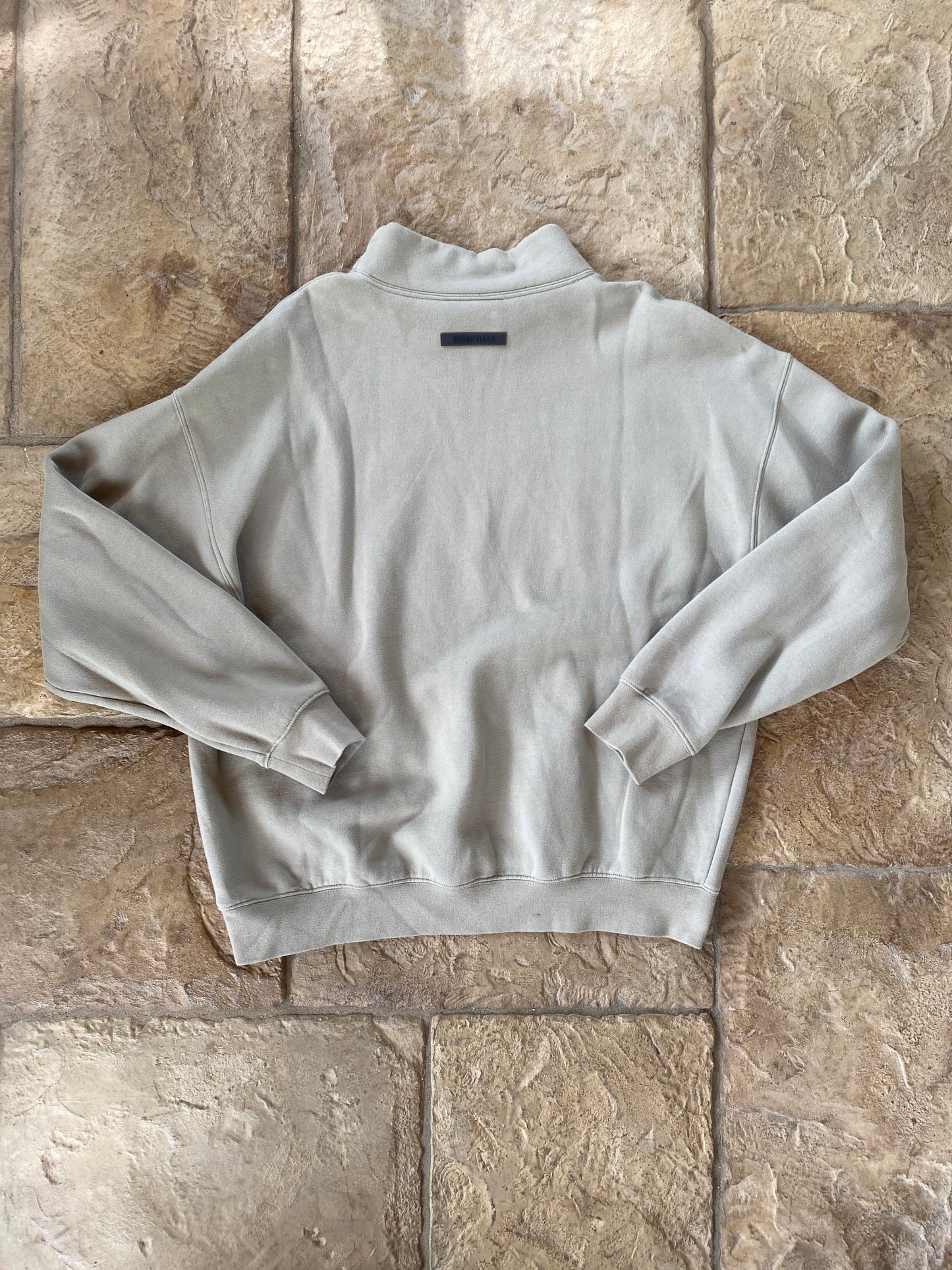Fear of God Essentials Seafoam Mock Nock Sweater Sz M