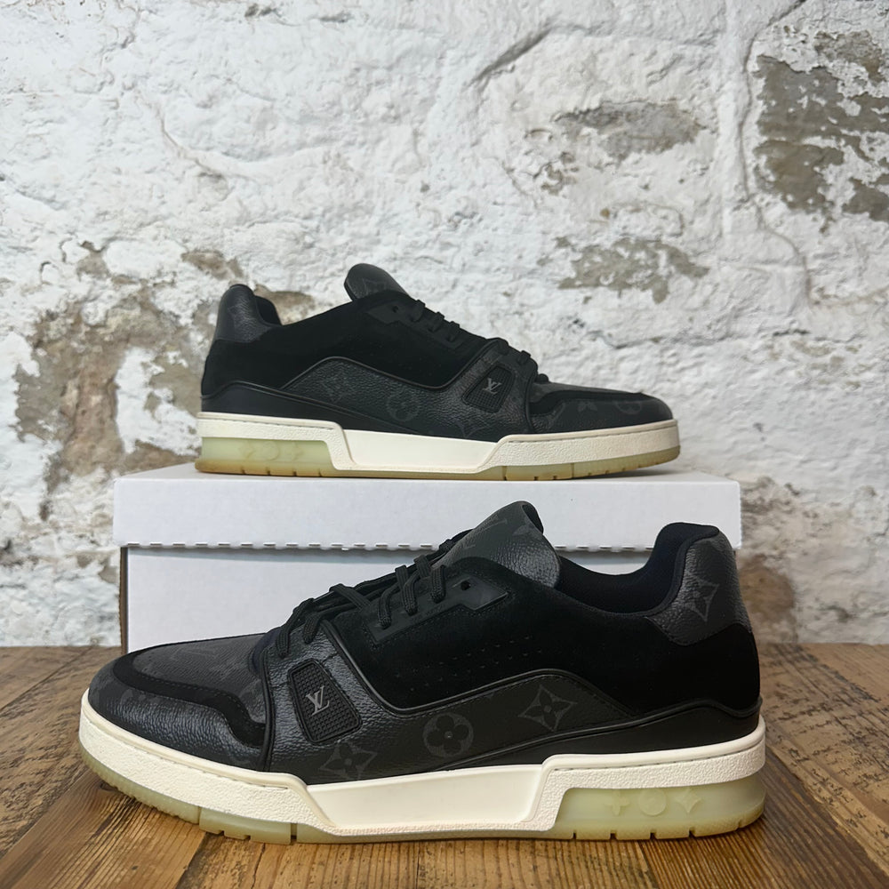 Louis Vuitton Graphite Monogram Trainer Sneaker Sz 10.5 (9LV)