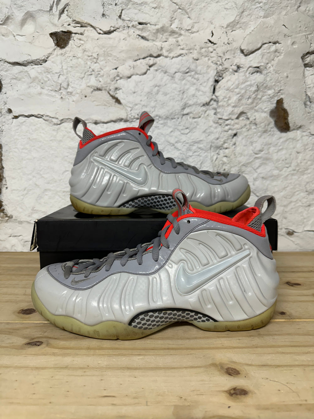 Nike Air Foamposite Pro Pure Platinum Sz 10.5