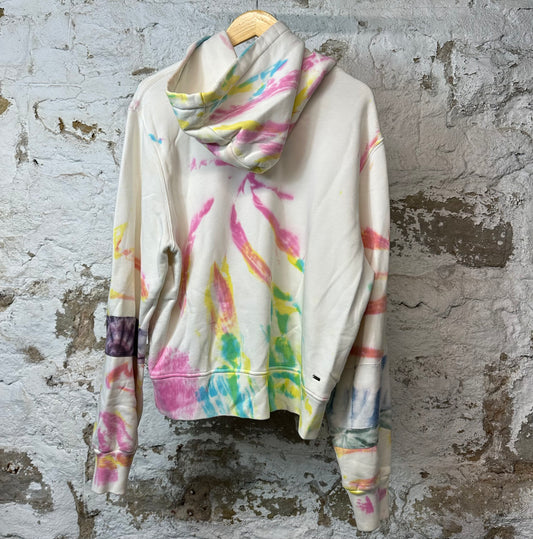 Amiri Tie Dye Hoodie White Sz S