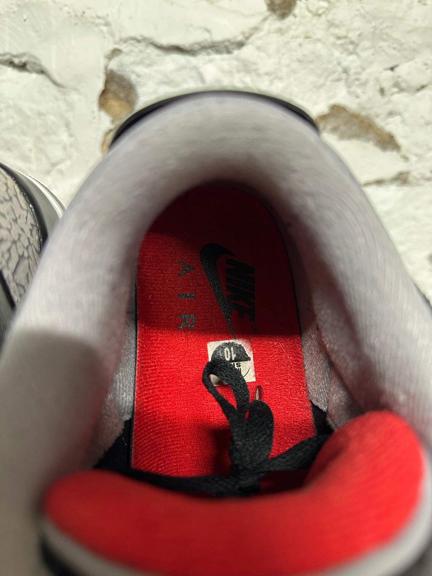 Air Jordan 3 Black Cement Sz 10