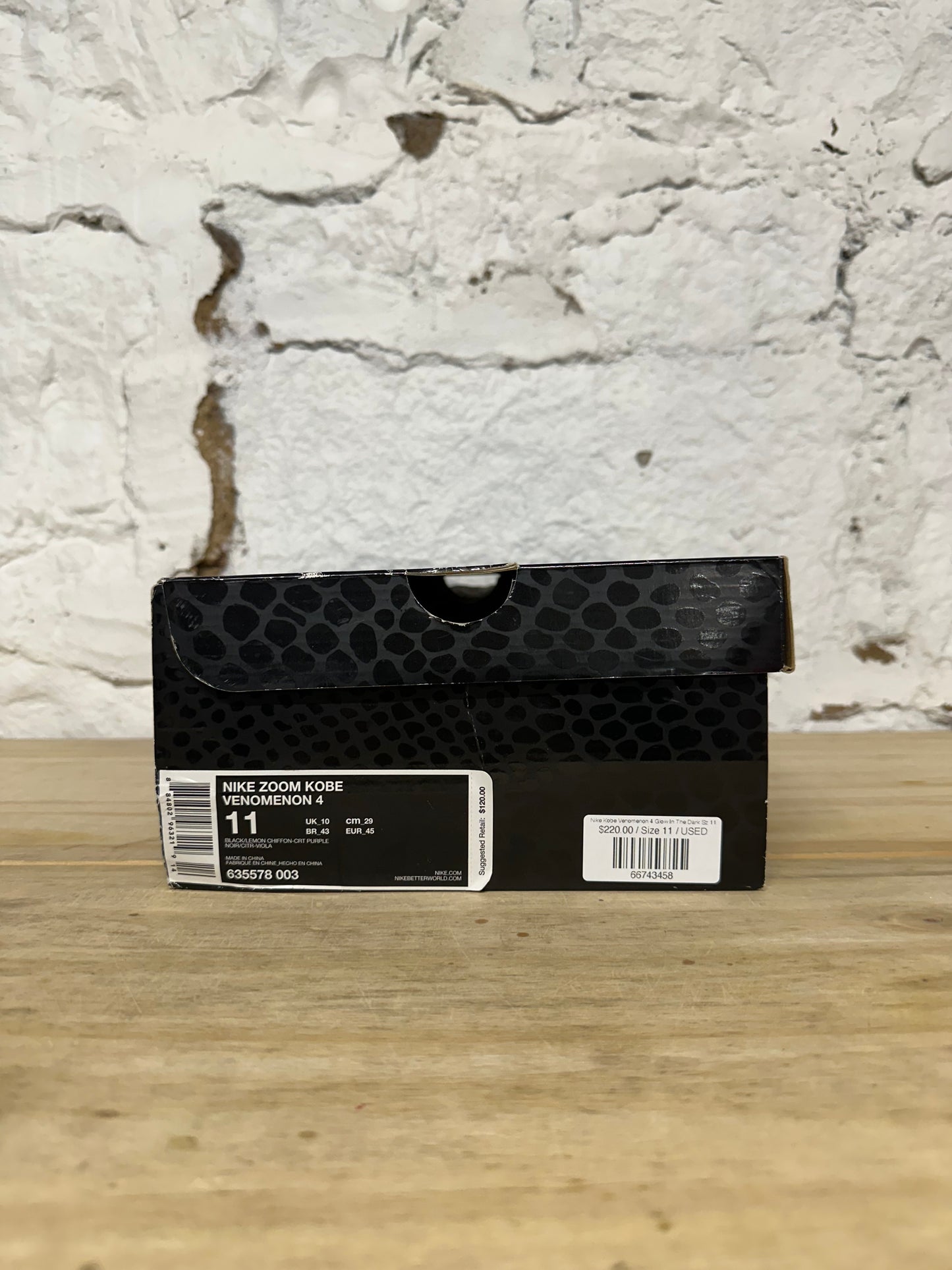 Nike Kobe Venomenon 4 Glow In The Dark Sz 11