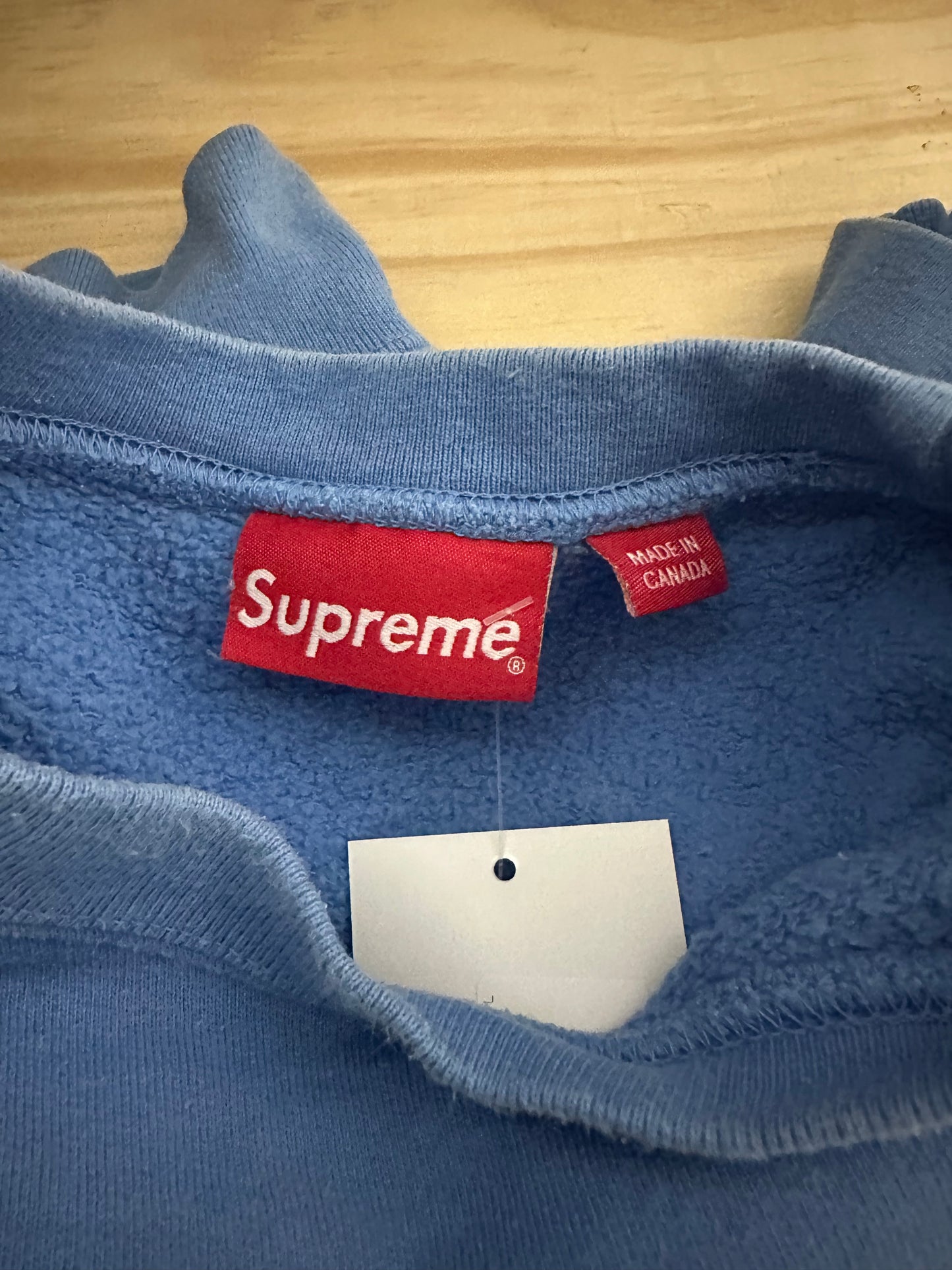 Supreme Gonz Small Logo Blue Crewneck Sz L