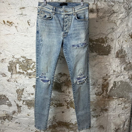 Amiri MX1 Tie Dye Washed Blue Denim Jeans Sz 32