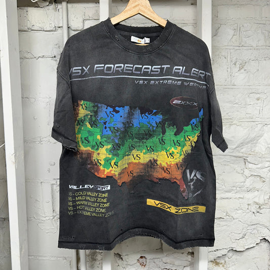 Vale Forecast Black T-Shirt Sz M DS