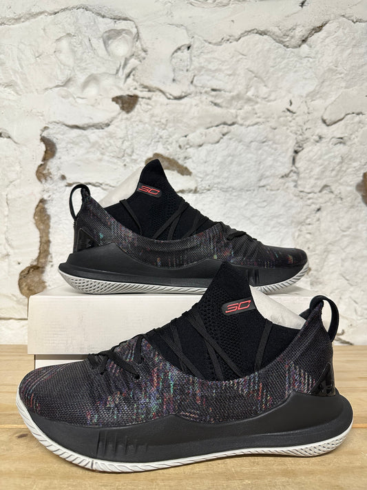 Under Armour Curry 5 Multi Color Black Sz 10.5 DS