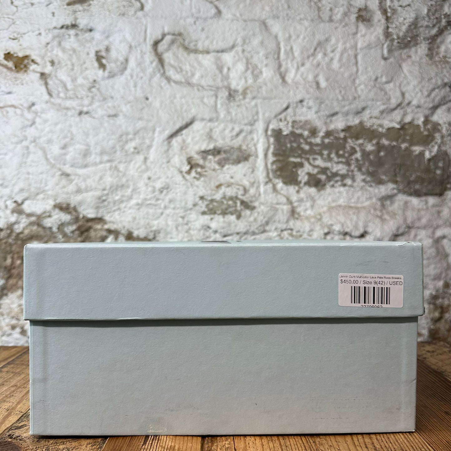 Lanvin Curb Multicolor Lace Pale Rose Sneaker Sz 9 (42)