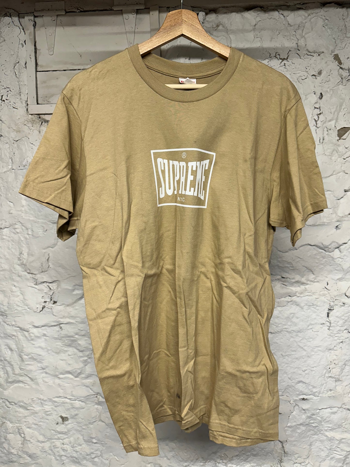 Supreme Everlast T-shirt Khaki Sz L DS