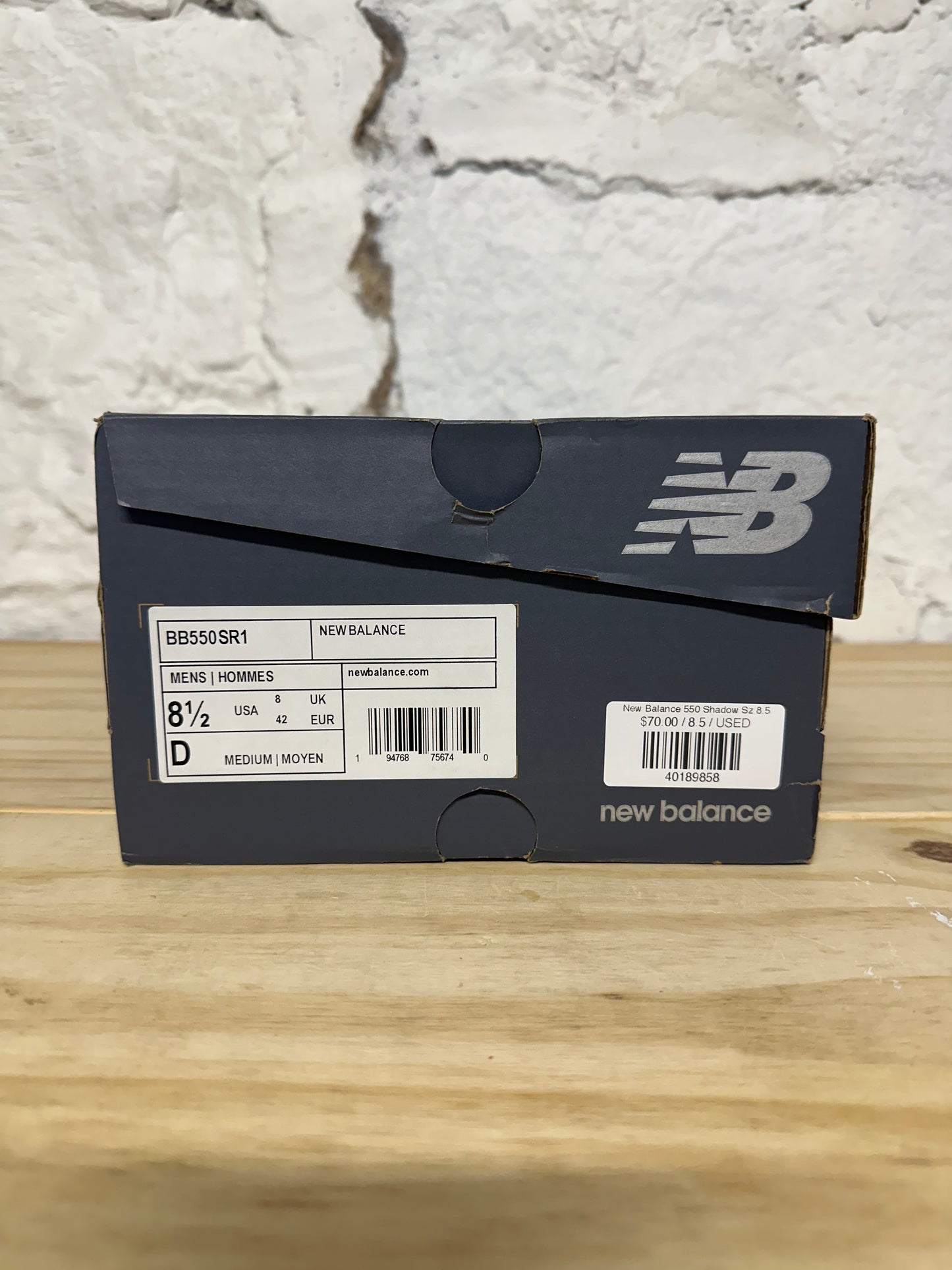 New Balance 550 Shadow Sz 8.5