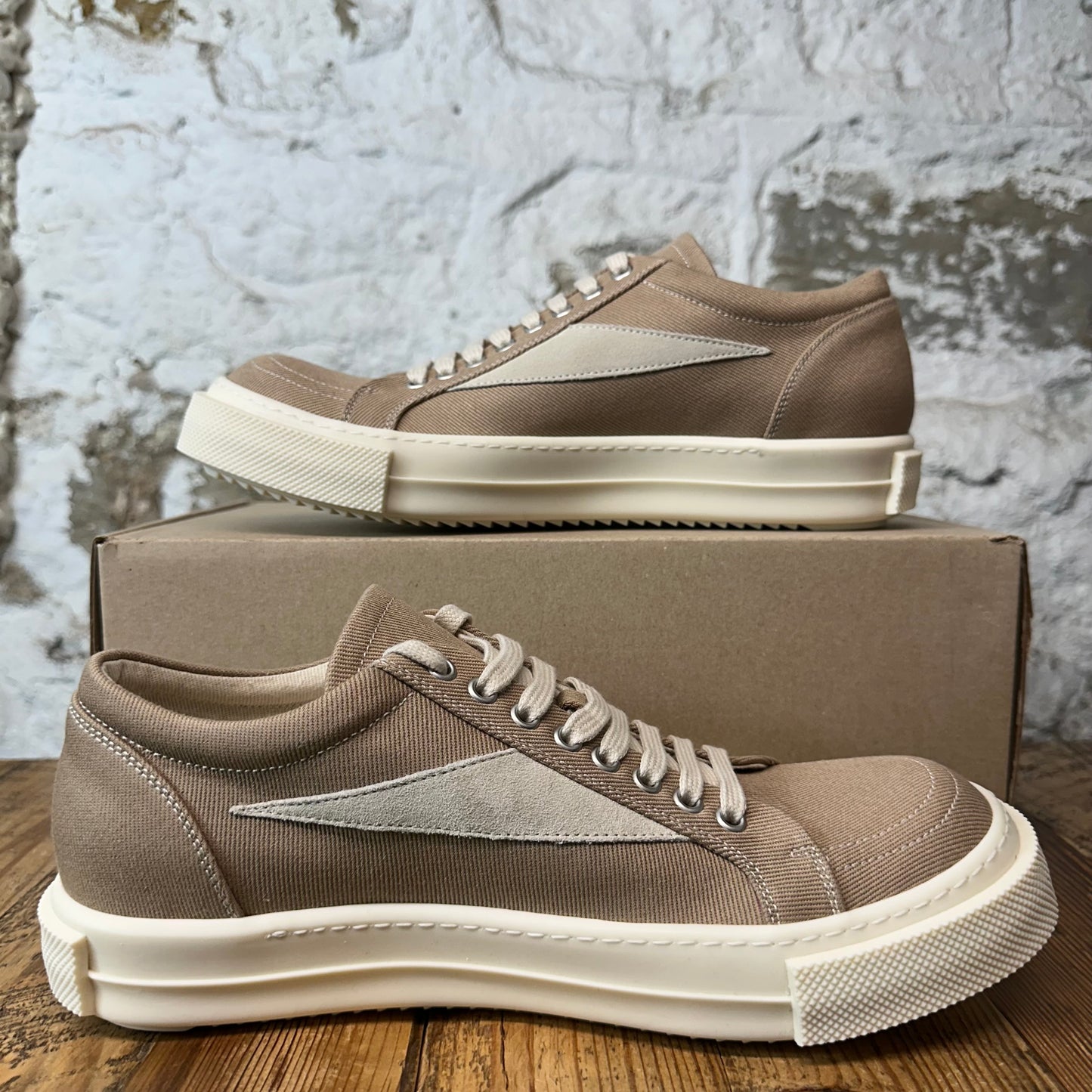 Rick Owens Vintage Flesh Milk Sneaker DS