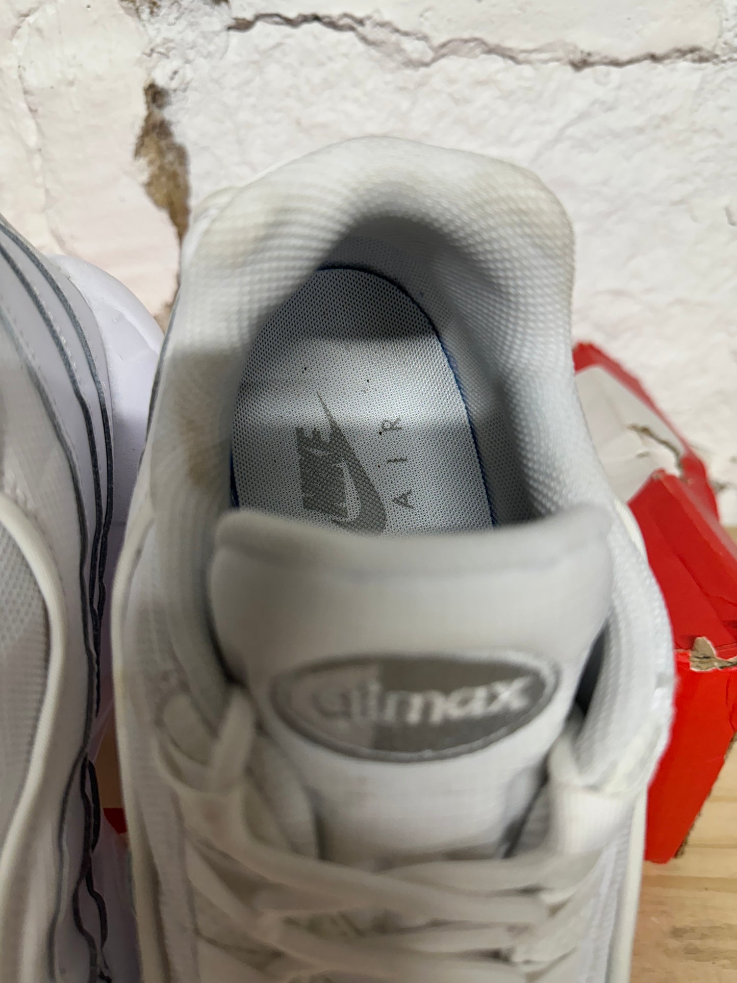 Nike Air Max 95 White Grey Fog Sz 14