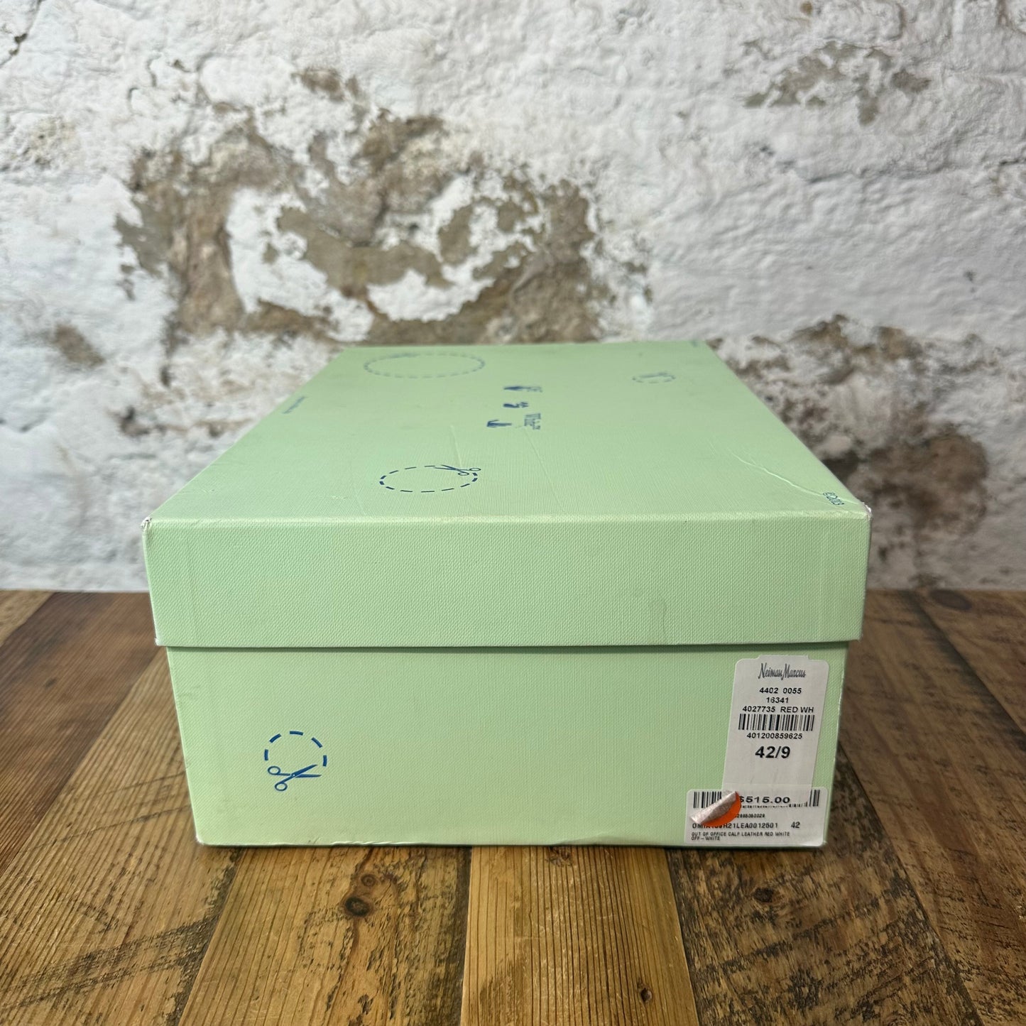 Off-White Orange White Out of Office Sz 9 (42)