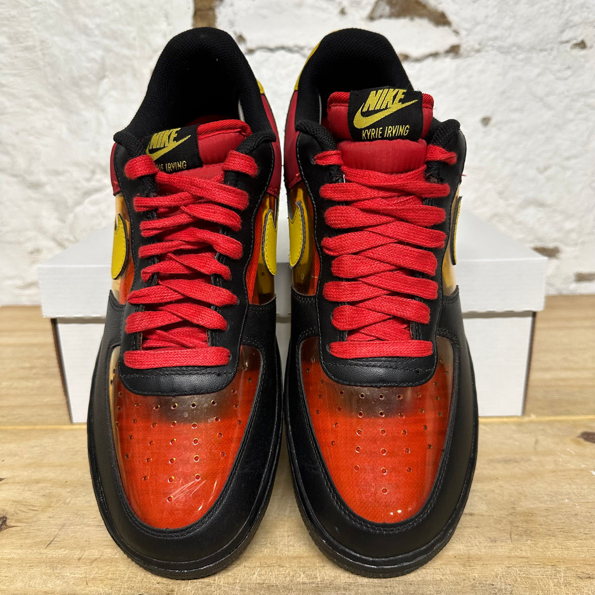 Nike Air Force 1 Low Kyrie Irving Black Red Sz 11